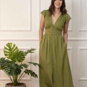 Vestido Maxi con vuelos